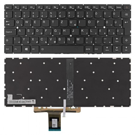 V154420BK1 gyári új, magyar háttérvilágításos fekete laptop billentyűzet, keret nélkül