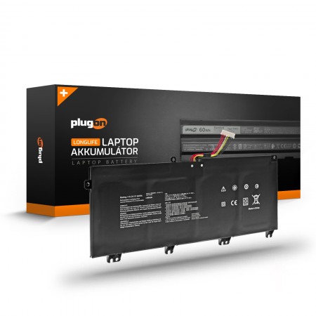 B41N1711 15.2V 4150mAh 63Wh akkumulátor (Hosszabb kábelhossz)