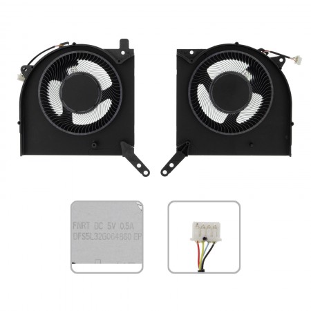 5H40S20534 gyári új hűtés, ventilátor (5V) (párban) 