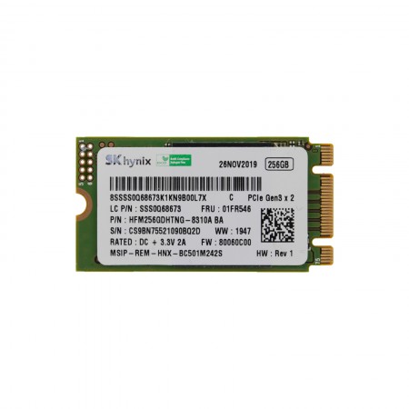 Hynix 256GB m.2 2242 PCIe NVMe használt SSD (HFM256GDHTNG)