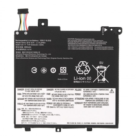 L17L2PB1 7.5V 4000mAh 30Wh akkumulátor
