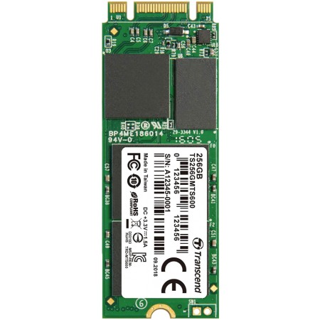 Transcend 256GB 600S M.2 2260 (SATA) SSD (TS256GMTS600S)