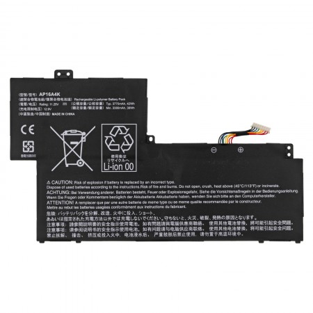 AP16A4K 11.25V 3770mAh 38Wh akkumulátor