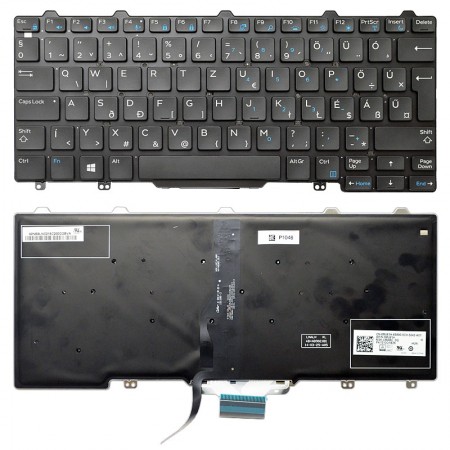 MJ61H használt magyar háttérvilágításos laptop billentyűzet