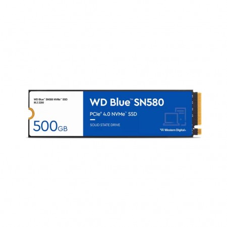 WD Blue SN580 500GB M.2 NVMe SSD meghajtó (WDS500G3B0E)