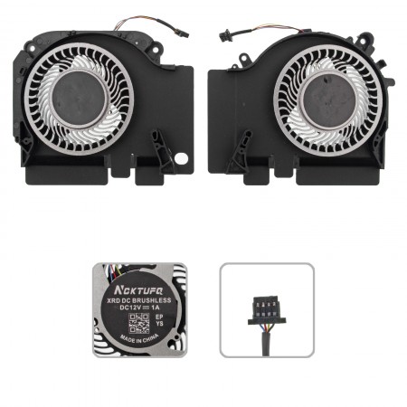 TM1705 gyári új hűtés, ventilátor GTX 1060 (12V) (párban) 