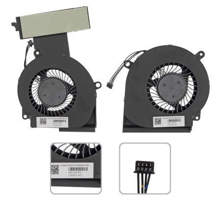 L24359-001, L29081-001 gyári új hűtés, ventilátor (5V) (párban)