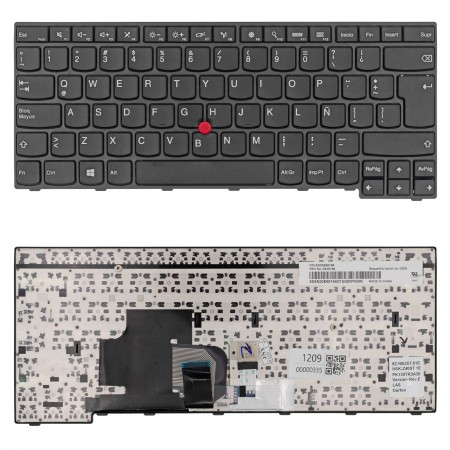 04X6184 gyári új, fekete spanyol háttérvilágításos laptop billentyűzet