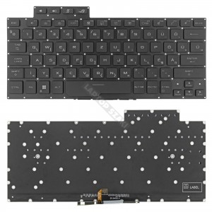 90NR05S2-R31HU0 gy&aacute;ri &uacute;j fekete magyar h&aacute;tt&eacute;rvil&aacute;g&iacute;tott laptop billentyűzet, keret n&eacute;lk&uuml;l