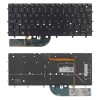 7DTJ4 gy&aacute;ri &uacute;j angol (UK) fekete, h&aacute;tt&eacute;rvil&aacute;g&iacute;t&aacute;sos laptop billentyűzet, keret n&eacute;lk&uuml;l