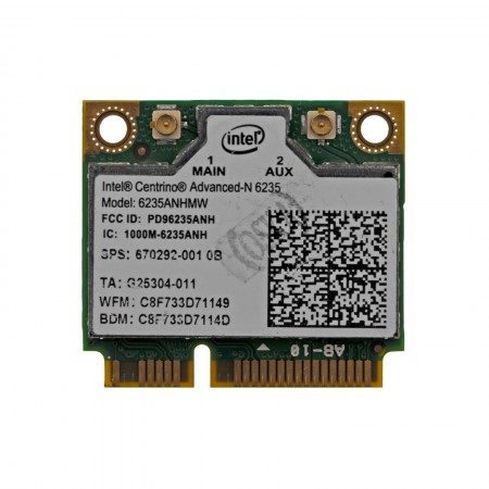 Intel Centrino N 6235 802.11 a/b/g/n használt wifi + Bluetooth kártya