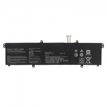 B31N1911 11.55V 3640mAh 42Wh akkumulátor (rövid kábel)