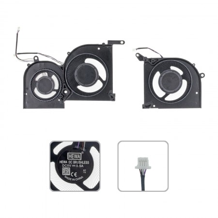 MS-16V1 gyári új hűtés, ventilátor (5V) (párban)