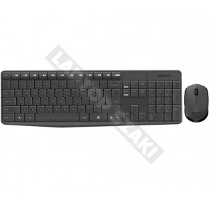 Logitech MK235 vezet&eacute;k n&eacute;lk&uuml;li billentyűzet + optikai eg&eacute;r sz&uuml;rke (920-007935)