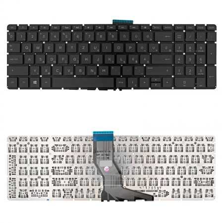 809031-211 használt, fekete magyar nyelvű laptop billentyűzet, keret nélkül