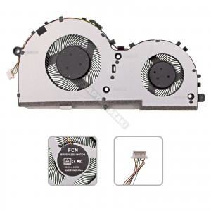5F10S13887 haszn&aacute;lt laptop hűt&eacute;s, ventil&aacute;tor p&aacute;r (5V)