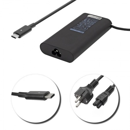Dell 20V 5A / 15V 3A / 9V 3A / 5V 3A / (100W) USB-C (Type-C) gyári új töltő