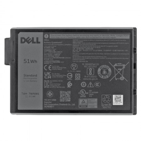 7WNW1 11.4V 4342mAh 51Wh gyári új akkumulátor