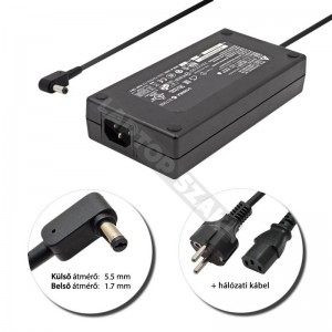 Acer 19.5V 11.8A (230W) 5.5x1.7mm gy&aacute;ri &uacute;j t&ouml;ltő