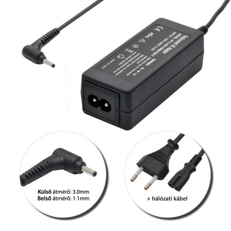 Acer 12V 1.5A (18W) 3.0x1.1mm töltő