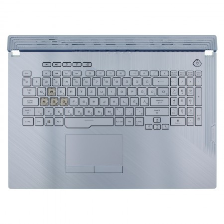 90NR01T6-R32HU0 gyári új magyar kék 4 zónás RGB háttérvilágításos laptop billentyűzet