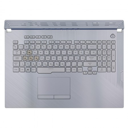 90NR01T6-R33HU0 gyári új magyar kék RGB háttérvilágításos laptop billentyűzet