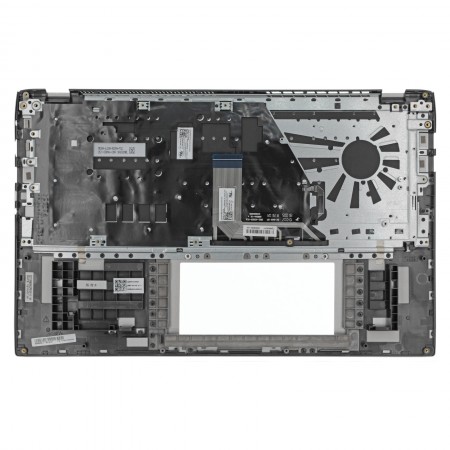 90NB0MI1-R31HU0 gyári új magyar szürke háttérvilágításos laptop billentyűzet + felső fedél