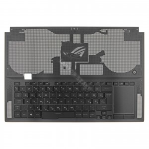 90NR02J1-R31HU1 gy&aacute;ri &uacute;j magyar fekete RGB (Multi-color) h&aacute;tt&eacute;rvil&aacute;g&iacute;t&aacute;sos laptop billentyűzet + fekete felső fed&eacute;l