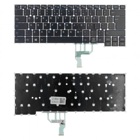 U9311X gyári új UK angol laptop billentyűzet, keret nélkül