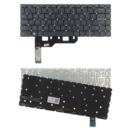 V190622IK1 gyári új US kiosztású háttérvilágításos laptop billentyűzet, keret nélkül