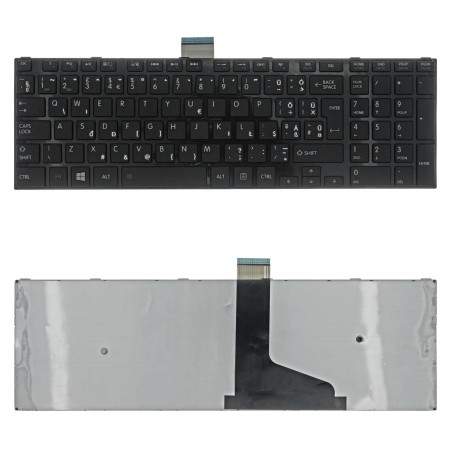 H000054810 gyári új, fekete magyarított laptop billentyűzet