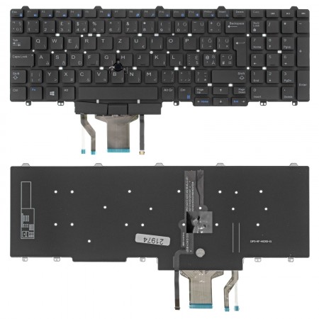 05DRWM gyári új magyarított háttérvilágításos laptop billentyűzet