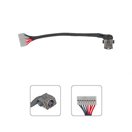 Asus FX706IU gyári új DC tápcsatlakozó + kábel