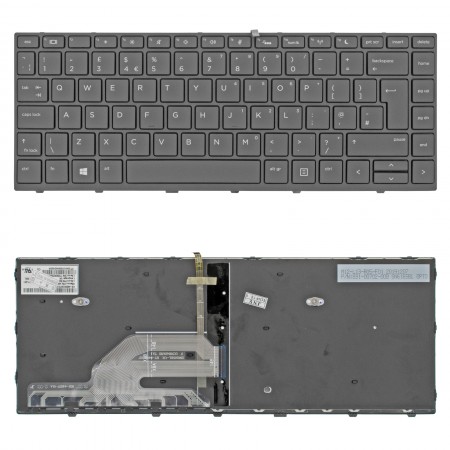 L01071-001&nbsp;gyári új angol fekete háttérvilágításos laptop billentyűzet