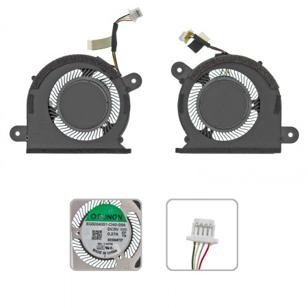 0WX28K, 0FRK0V gyári új hűtés, ventilátor (5V) (párban)