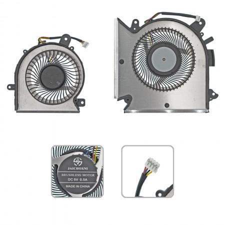 MSI GF65 gyári új hűtés, ventilátor (5V) (párban)