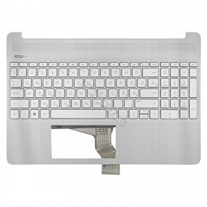 M17185-211 gy&aacute;ri &uacute;j, magyar h&aacute;tt&eacute;rvil&aacute;g&iacute;t&aacute;sos ez&uuml;st laptop billentyűzet + ez&uuml;st felső fed&eacute;l