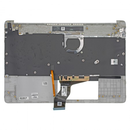 M17185-211 gyári új, magyar háttérvilágításos ezüst laptop billentyűzet + ezüst felső fedél