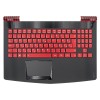 5CB0V07019 gyári új magyar háttérvilágításos piros laptop billentyűzet + fekete felső fedél