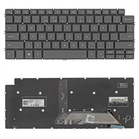 08GH4P használt, angol (US) szürke billentyűzet, keret nélkül