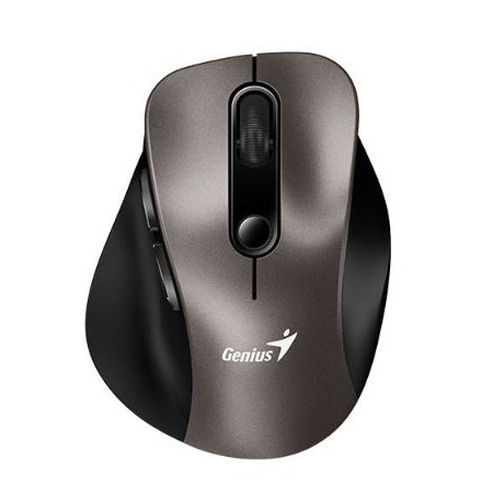 Genius Mini Ergo 9000S vezeték nélküli (Bluetooth 5.0 / 2.4GHz) csendes egér Champagne titanium (31030038402)