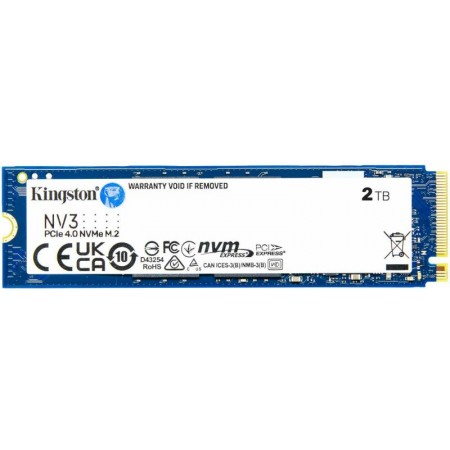 Kingston 2TB SSD M.2 NVMe NV3 meghajtó (SNV3S/2000G)