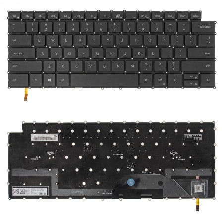 0MV93T gyári új, US angol háttérvilágított laptop billentyűzet