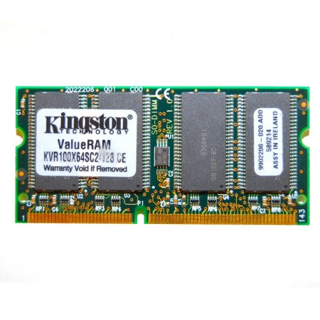 Kingston 128MB SD 100Mhz notebook memória