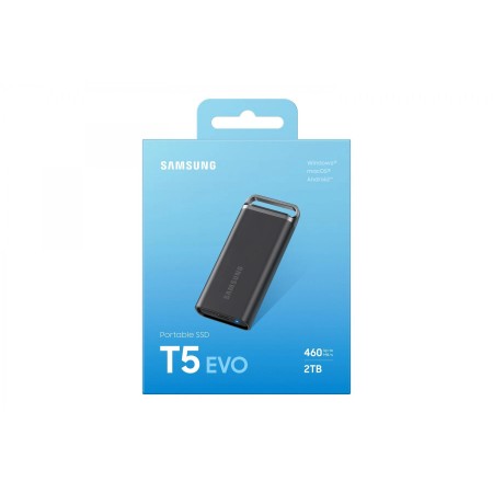 2TB Samsung T5 EVO külső SSD meghajtó fekete (MU-PH2T0S/EU)