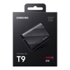 4TB Samsung T9 hordozható külső SSD meghajtó fekete (MU-PG4T0B/EU)