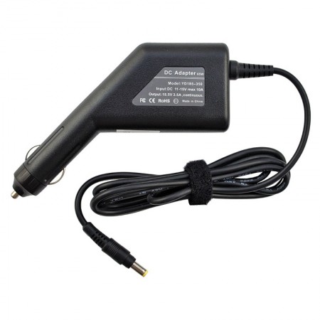 HP 18.5V 3.5A yellow (65W) utángyártott új autós, szivargyújtós laptop töltő