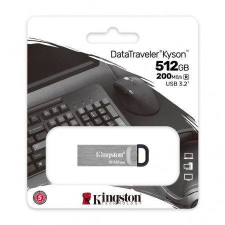 PenDrive 512GB Kingston DataTraveler Kyson USB 3.2 (DTKN/512GB)