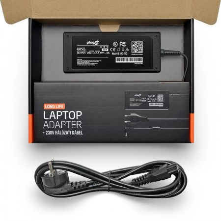 HP 20V 4.5A / 15V 5A / 12V 5A / 10V 5A / 9V 3A / 5V 3A (90W) USB-C (Type-C) töltő