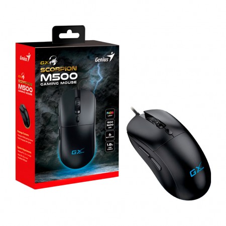 Genius Scorpion M500 optikai Gaming egér fekete (31040011400)